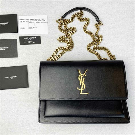 ysl black bag gold|YSL black bag nordstrom.